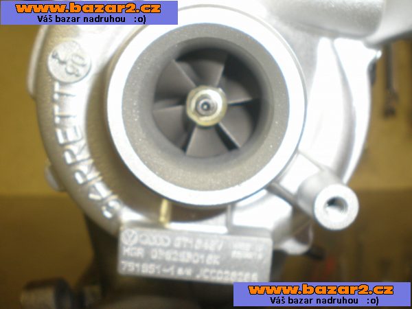 Repasované turbo Garrett 1.9TDi GT1646V A3 Golf Octavia