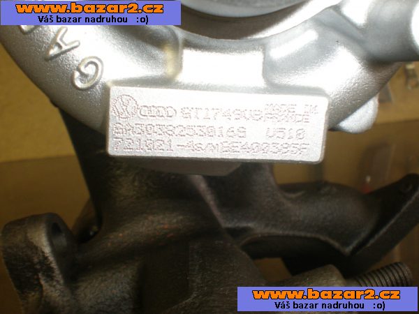 Repasované turbo GT1749VB ARL 110KW