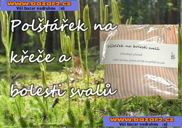 Polštářek z plavuně na křeče!
