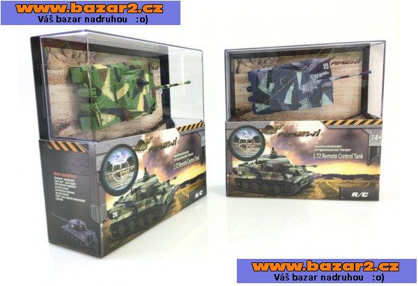 Dárek pro sourozence - 2x RC mini tank Tiger