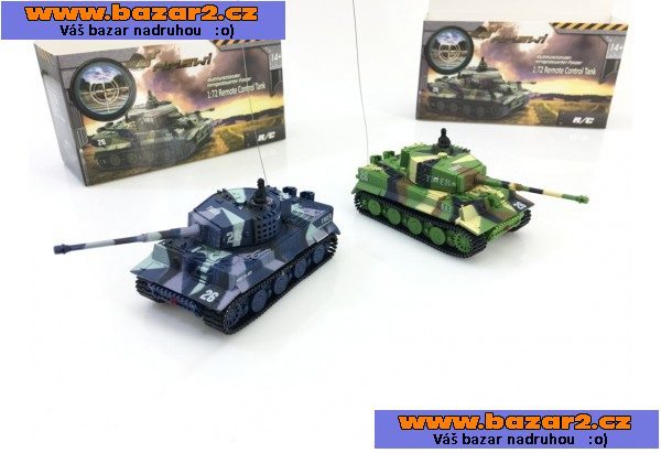 Dárek pro sourozence - 2x RC mini tank Tiger