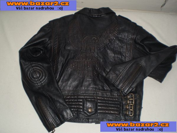 Kožená bunda Harley Davidson,dámská vel.L-2, inzerce-cz.cz Kožená bunda Harley Davidson,dámská vel.L