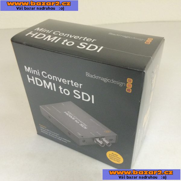 VIdeopřevodník Blackmagic mini converter HDMI to SDI nový! -3, inzerce-cz.cz VIdeopřevodník Blackmagic mini converter HDMI to SDI nový!