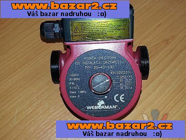 Prodám čerpadlo Weberman 25/40