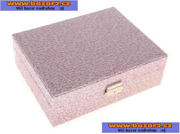 Luxusní šperkovnice na šperky 230x190x80mm