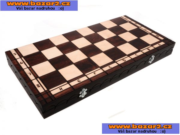 EXCLUSIVNÍ DŘEVĚNÉ ŠACHY 60cmx60cm -AKCE 