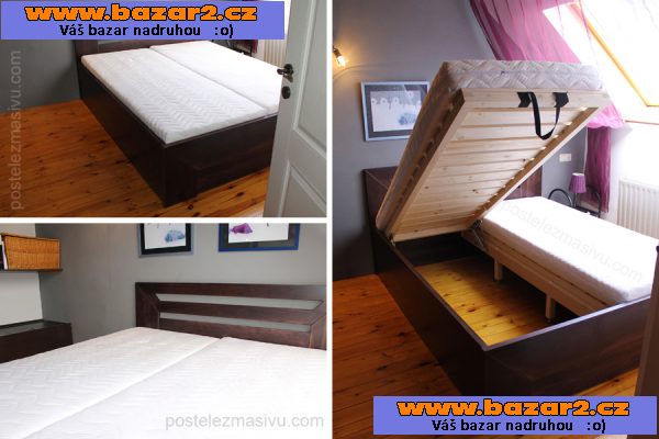 Nová postel z masivu