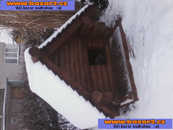 Psí bouda - dřevěný srub 