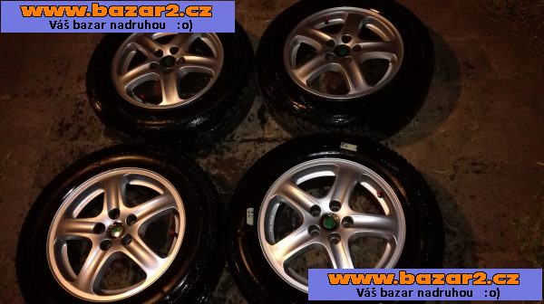 Alu kola 5x100 195/65 R15 top stav 