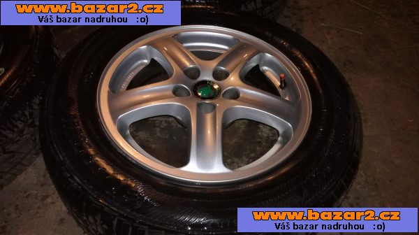 Alu kola 5x100 195/65 R15 top stav 