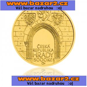 Zlatá mince Hrad KOST BK