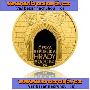 Zlatá mince Hrad KOST PROOF
