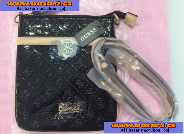 Kabelka Guess crossbody reiko černá