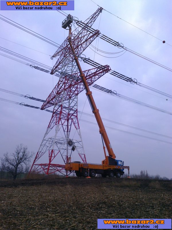 Pracovné plošiny do výšky 45m. nosnosť koša 550kg. 