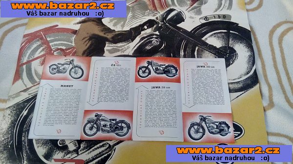 Mototechna brožura Jawa ČZ 250 pérák čz 125 t prospekt