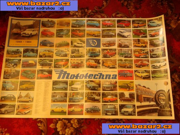 plakát mototechna motokov lada VAZ škoda fiat tatra trabant-2, inzerce-cz.cz plakát mototechna motokov lada VAZ škoda fiat tatra trabant