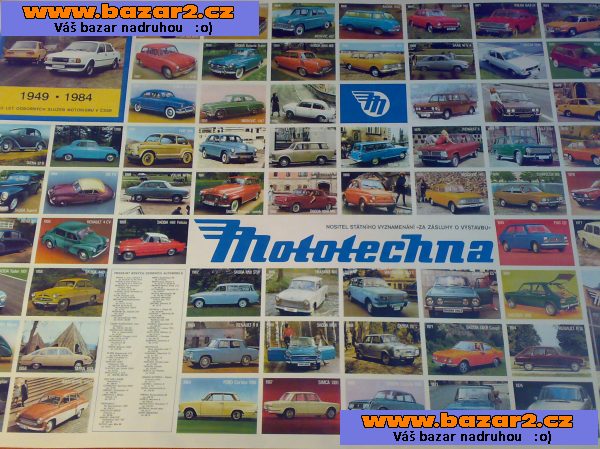 plakát mototechna motokov lada VAZ škoda fiat tatra trabant-4, inzerce-cz.cz plakát mototechna motokov lada VAZ škoda fiat tatra trabant