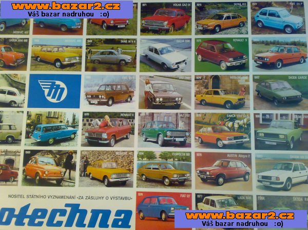 plakát mototechna motokov lada VAZ škoda fiat tatra trabant-5, inzerce-cz.cz plakát mototechna motokov lada VAZ škoda fiat tatra trabant