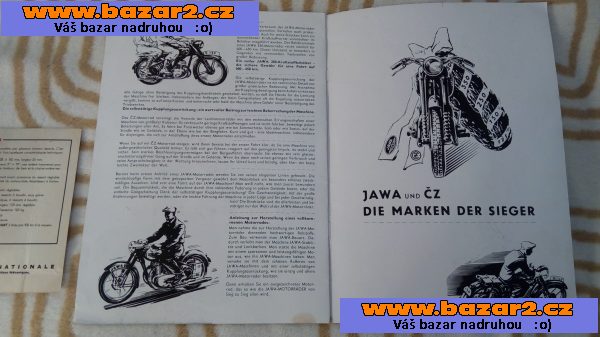 Mototechna Jawa ČZ 350, 250 pérák čz 125 t 500 OHC prospekt
