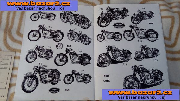Mototechna Jawa ČZ 350, 250 pérák čz 125 t 500 OHC prospekt