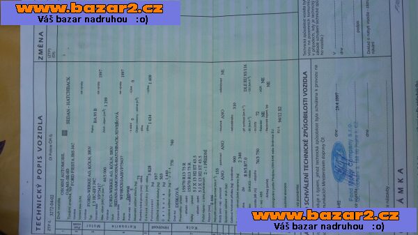 Motor Ford Fiesa 1997
