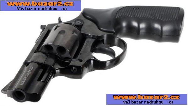 Revolver na gumové projektily - černý - bez ZP