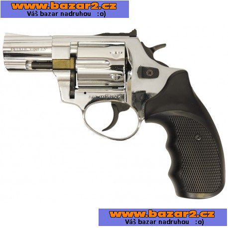 Revolver 6mm - na gumové projektily = CHROM ZA CENU ČERNÉHO