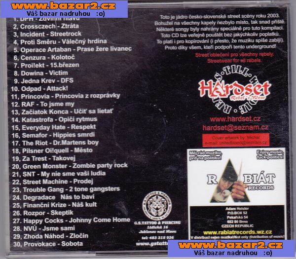 cd CZECH-SLOVAK STREET KIDS VOL.II