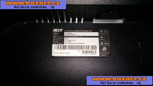 LCD monitor Acer