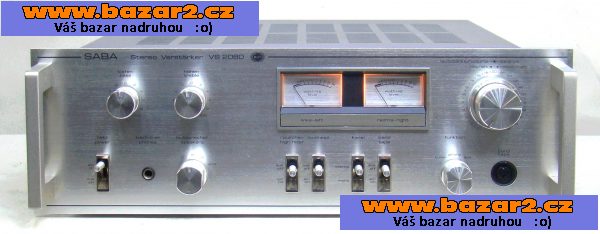 Vintage integrovaný zesilovač SABA 2x 120 W