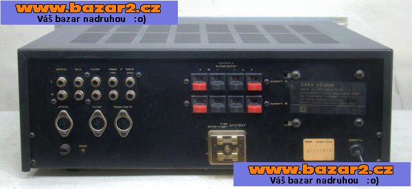 Vintage integrovaný zesilovač SABA 2x 120 W