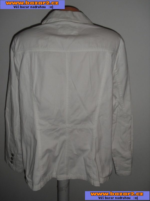 YESSICA - krásné sněhobílé sáčko vel. 48/XL - cotton 