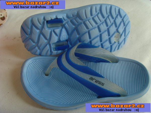 ARESS - jako nové modré crocs botky vel.33 