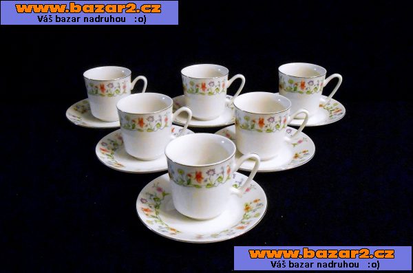 Porcelánový kávový servis 