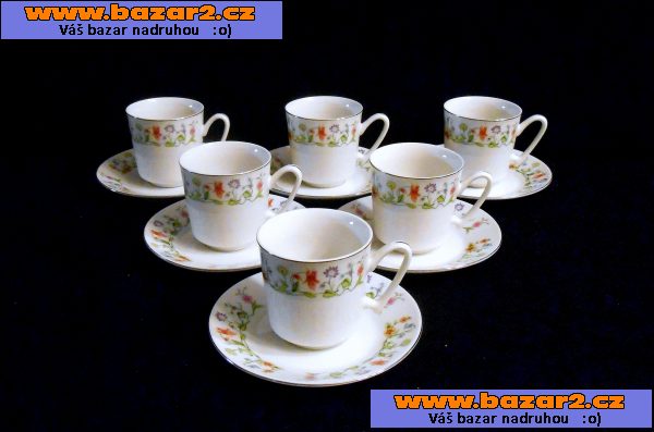 Porcelánový kávový servis 