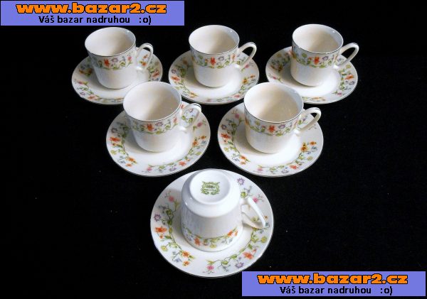 Porcelánový kávový servis 