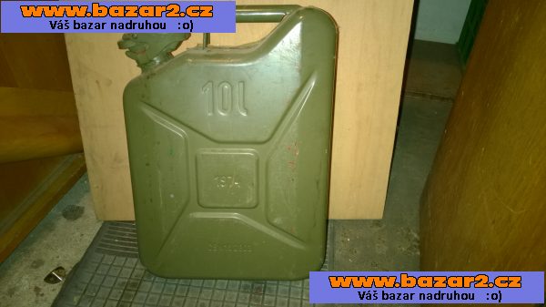 Ocelový kanystr 10l 