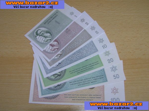 ČSSR , ČSR RU- nevydanné bankovky , návrhy oboustranná barevná kopie