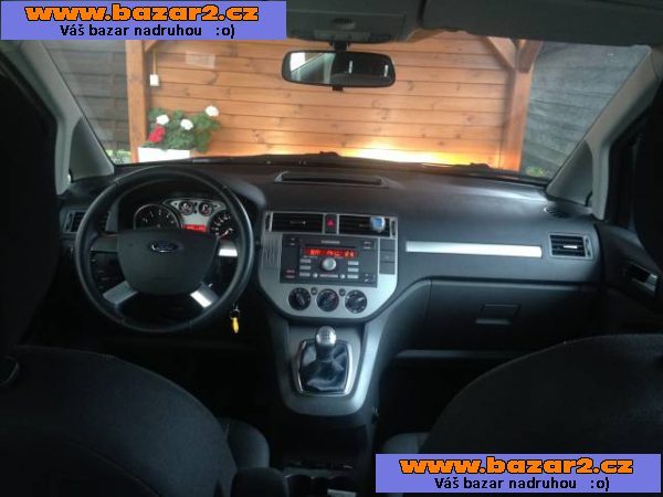Ford C-MAX, černý, 1,6 benzín, 1.majitel