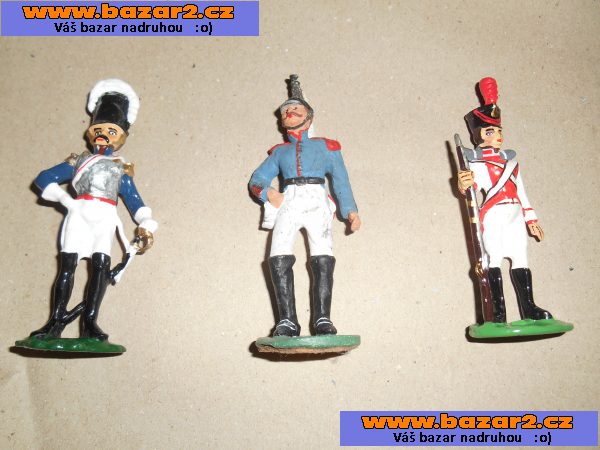 vojsko, kovbojove, indiani - cínové figurky