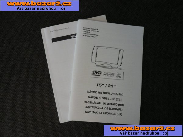 Barevný televizor s DVD přehrávačem