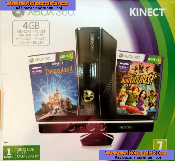 X-box 360 4GB s kinectem