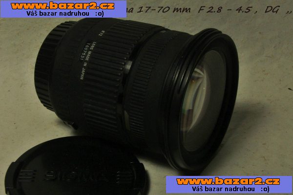 objektiv  Sigma - 17-70 pro Canon