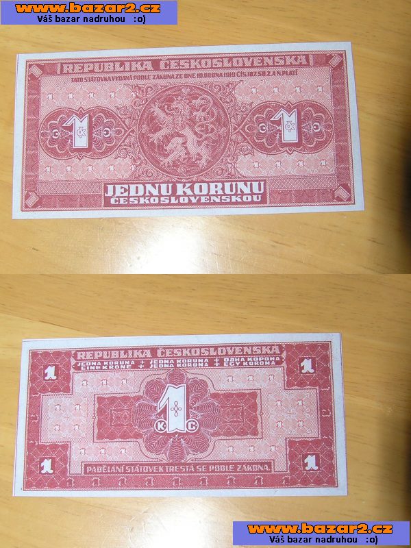 ČSSR , ČSR RU- nevydanné bankovky , návrhy oboustranná barevná kopie