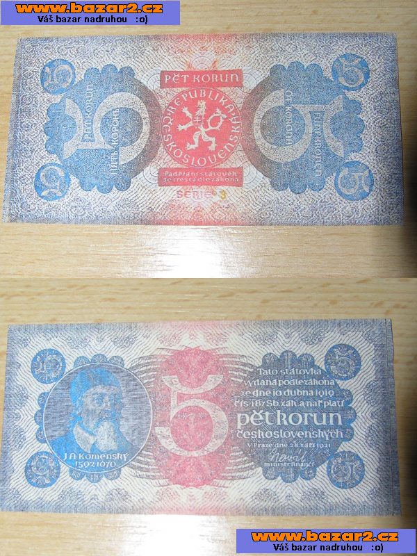 ČSSR , ČSR -nevydanné bankovky , návrhy s uv znaky, vodoznak