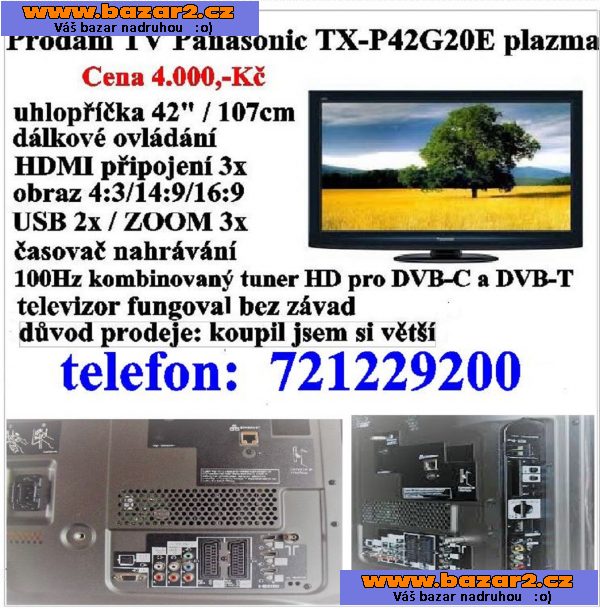 Prodám televizor