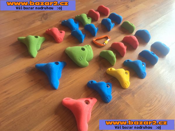 Dětské lezecké chyty THEREX Climbing - 23 kusů