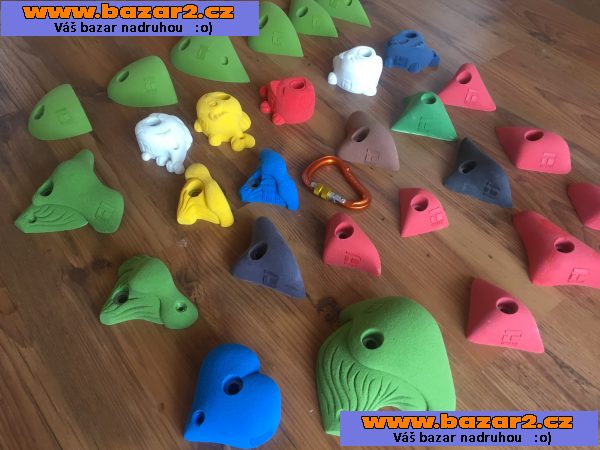 Dětské lezecké chyty THEREX Climbing - 28 kusů