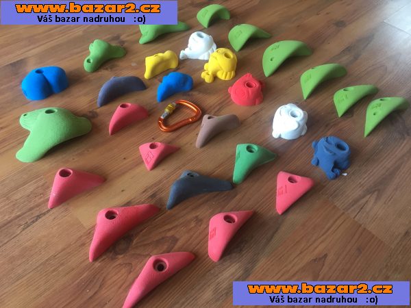 Dětské lezecké chyty THEREX Climbing - 28 kusů