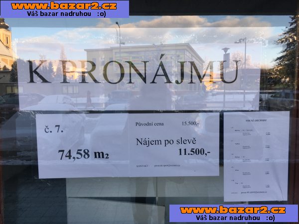 Pronájem prodejních prostor 7
